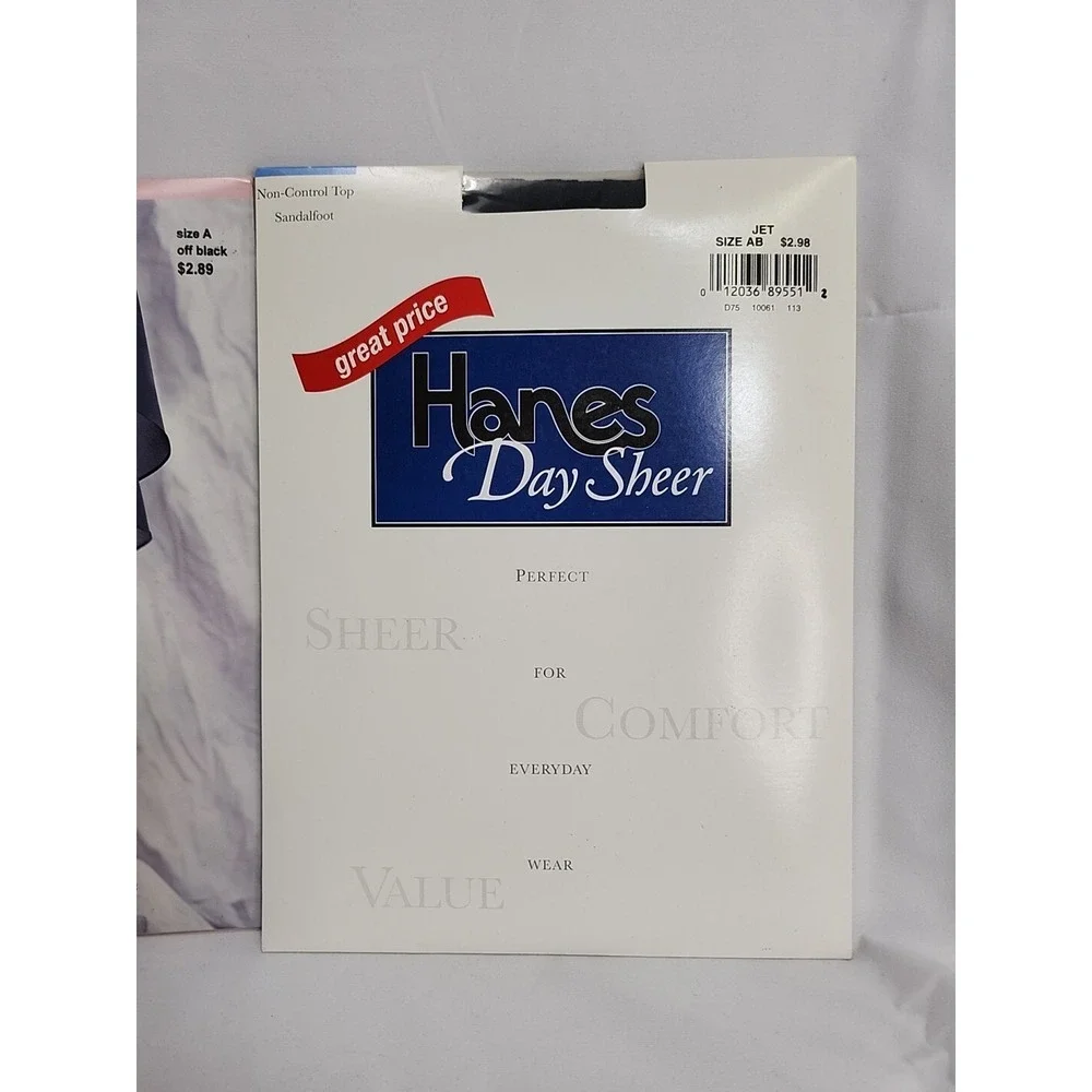 Round The Clock, Dressbarn, Hanes Pantyhose Size A, AB,‎ B -New Sealed Lot Of 3